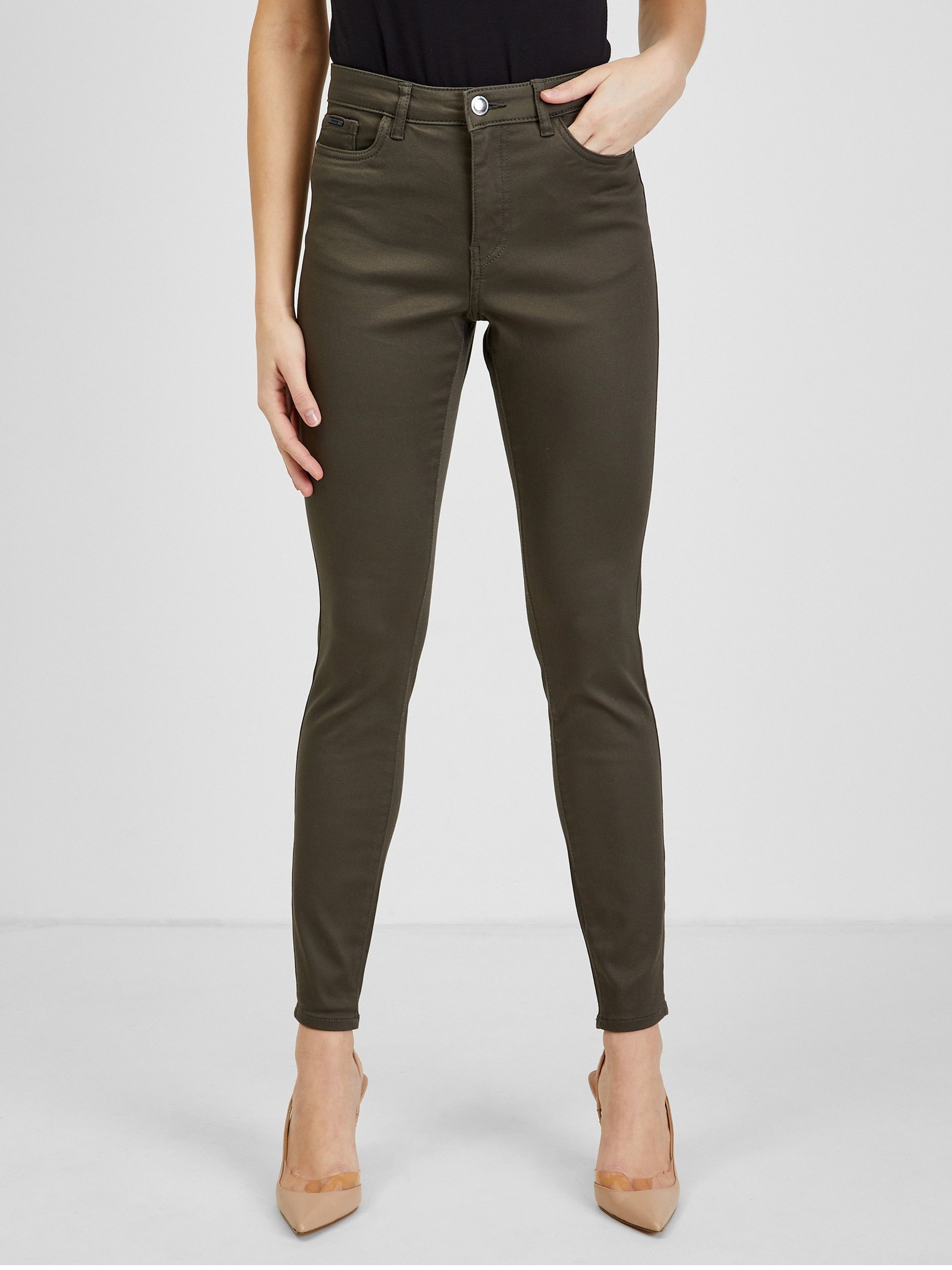 Khaki Damenhosen ORSAY