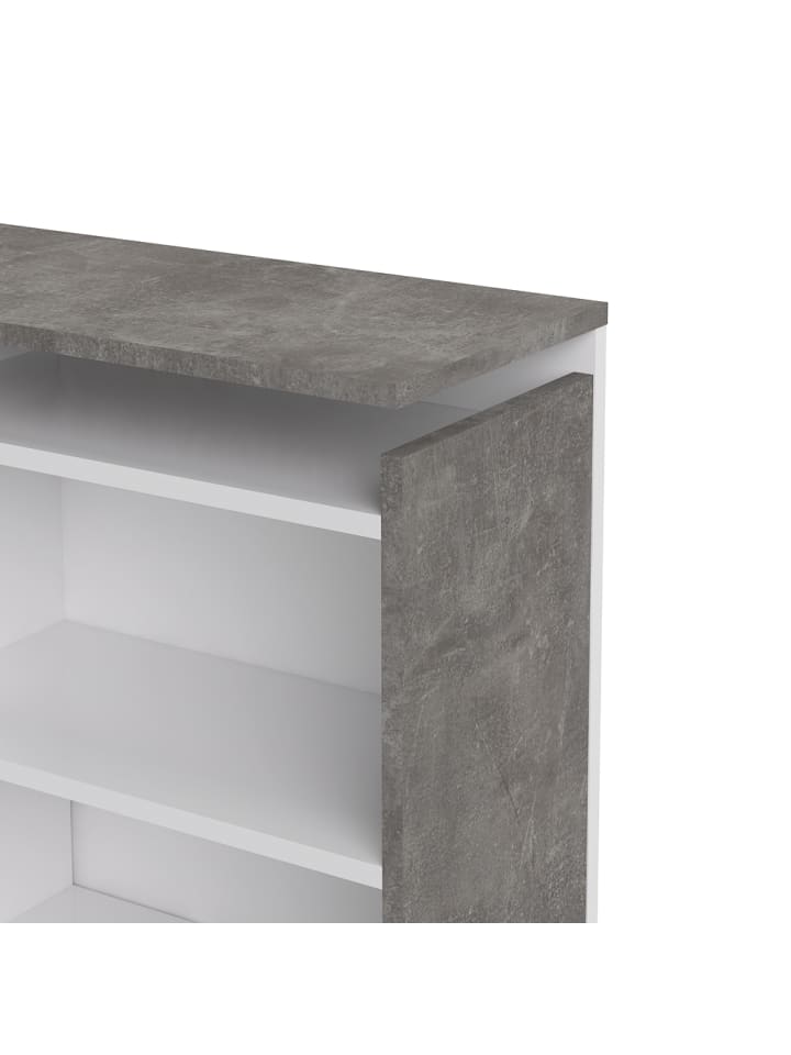 ebuy24 Kopfteil  Nada Beton Dekor 165 x 26 cm günstig kaufen onesize