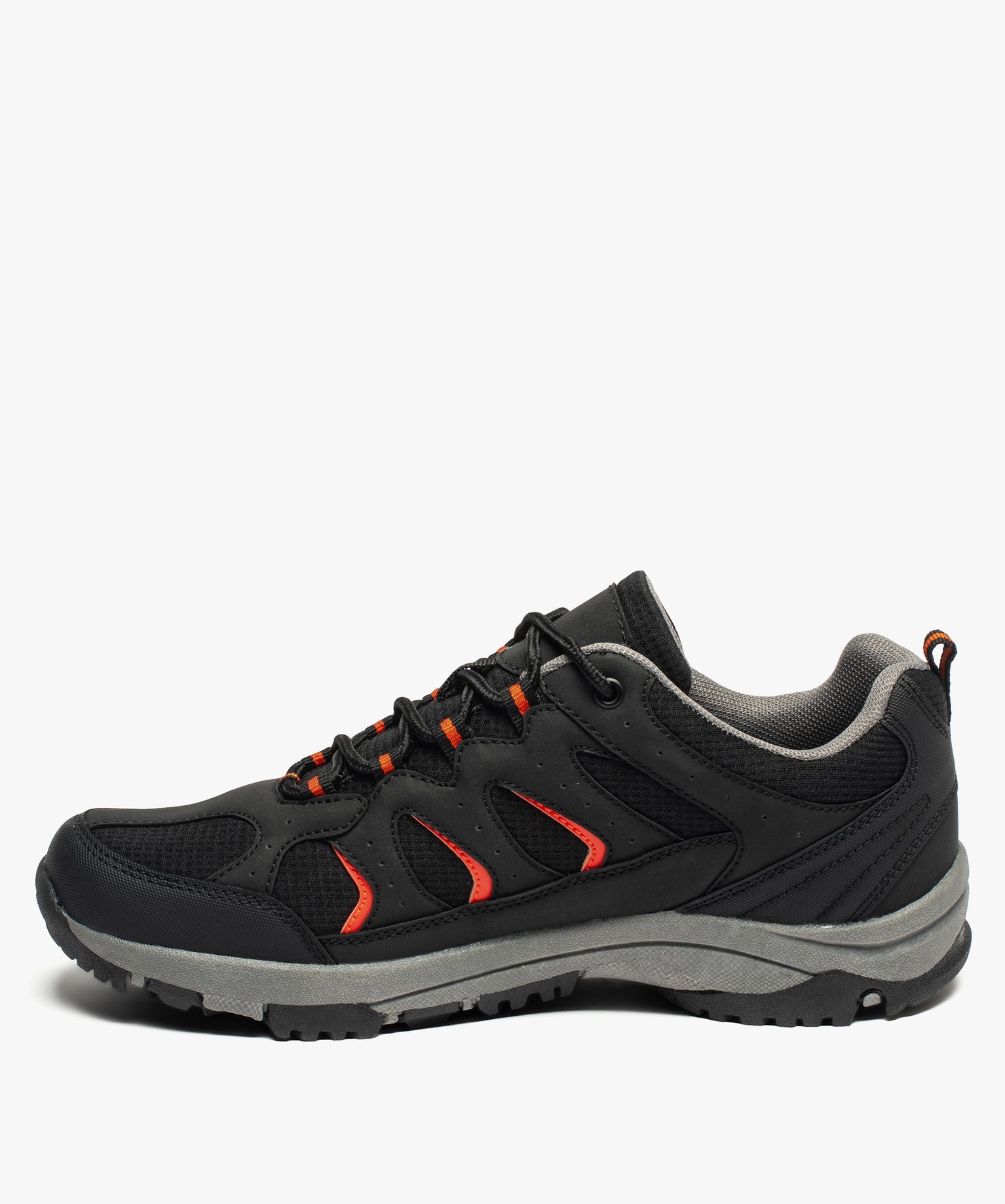 Baskets homme tout terrain à semelle crantée noir | GEMO