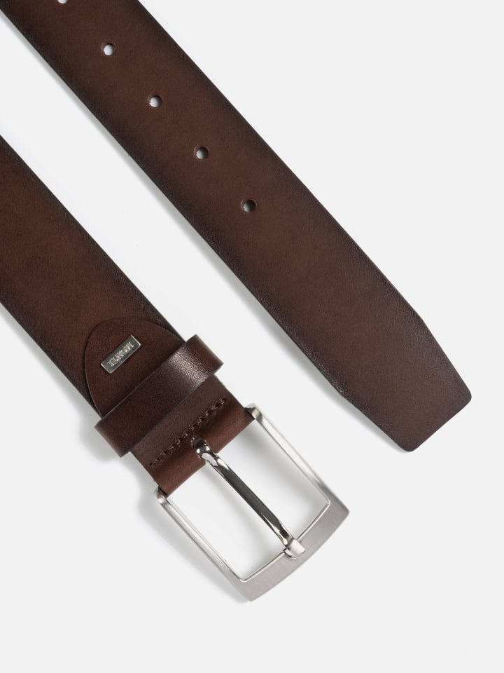 Monti Ledergürtel TUSTON in brown uni günstig kaufen