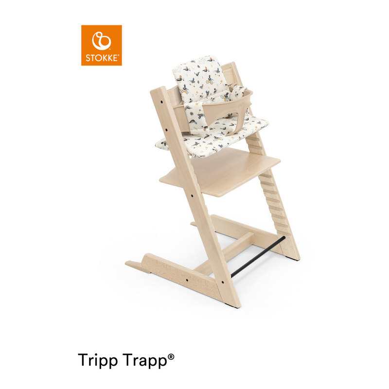 Coussin classic Posh pigeon crème pour chaise haute Tripp Trapp Stokke