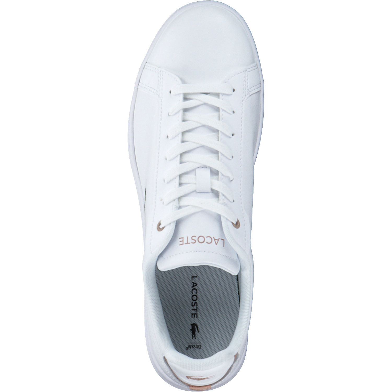 Lacoste Carnaby Pro 45SFA0083, Schnürschuhe, Damen, white/ lt pink