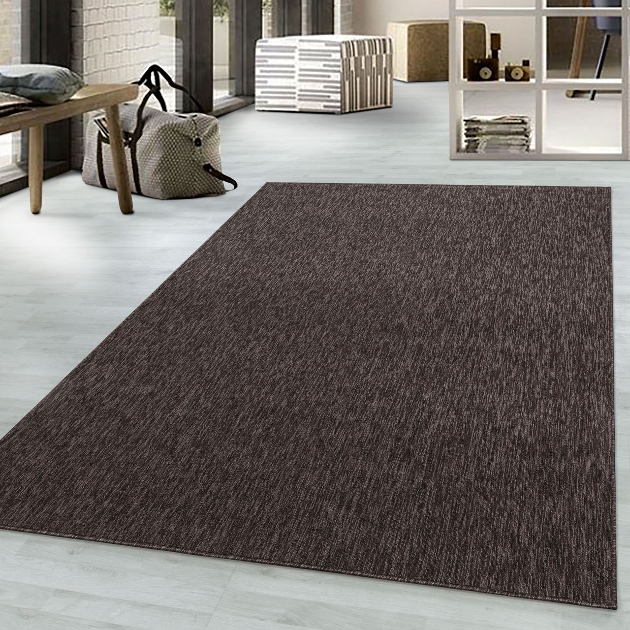 Ayyildiz Teppich, NIZZA 1800, BROWN, 120 x 170 cm