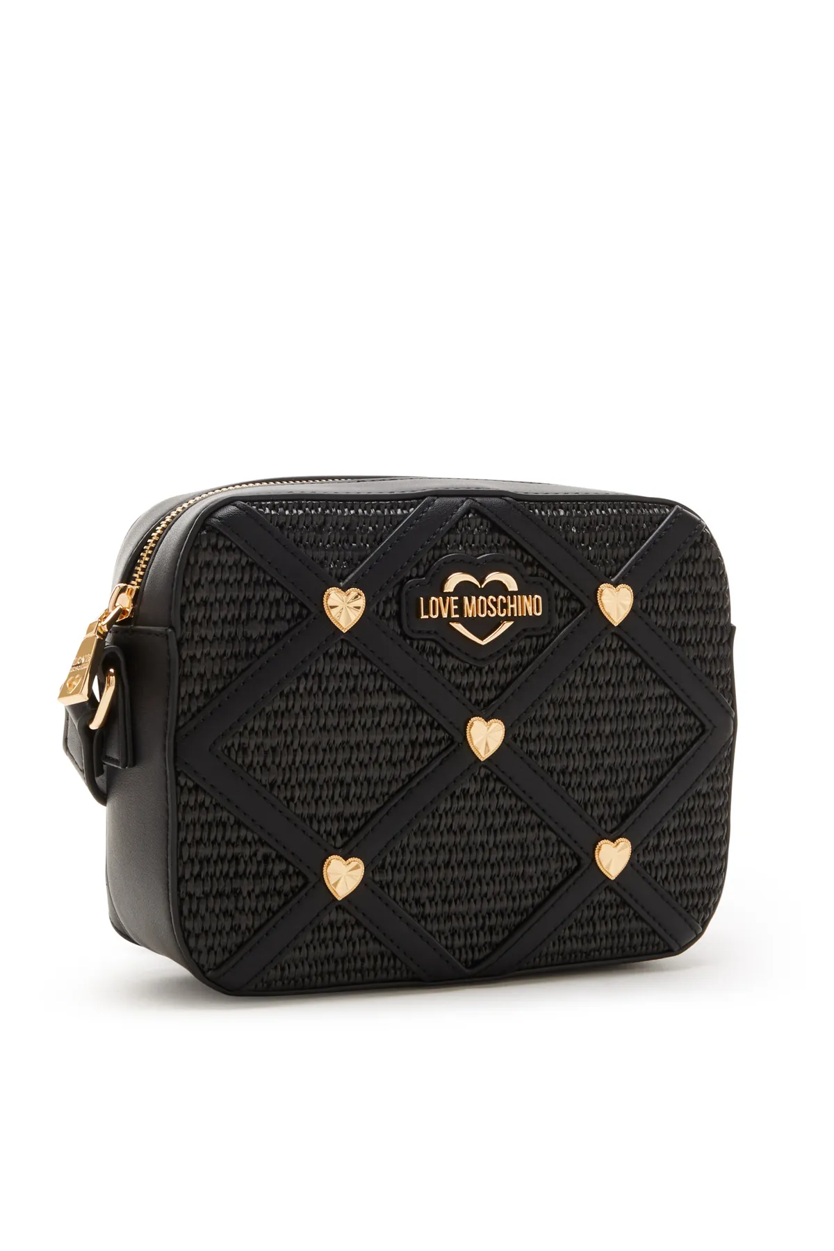 1'ASLAN  Love Moschino Damen Umhängetasche Schwarz JC4308PP0IKO100A