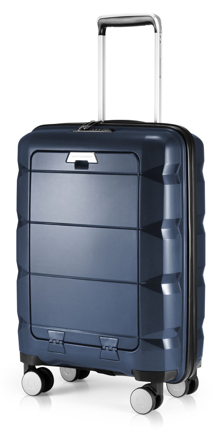 Britz - hand luggage hard case trolley, TSA, 55 cm, 34 liters dark green