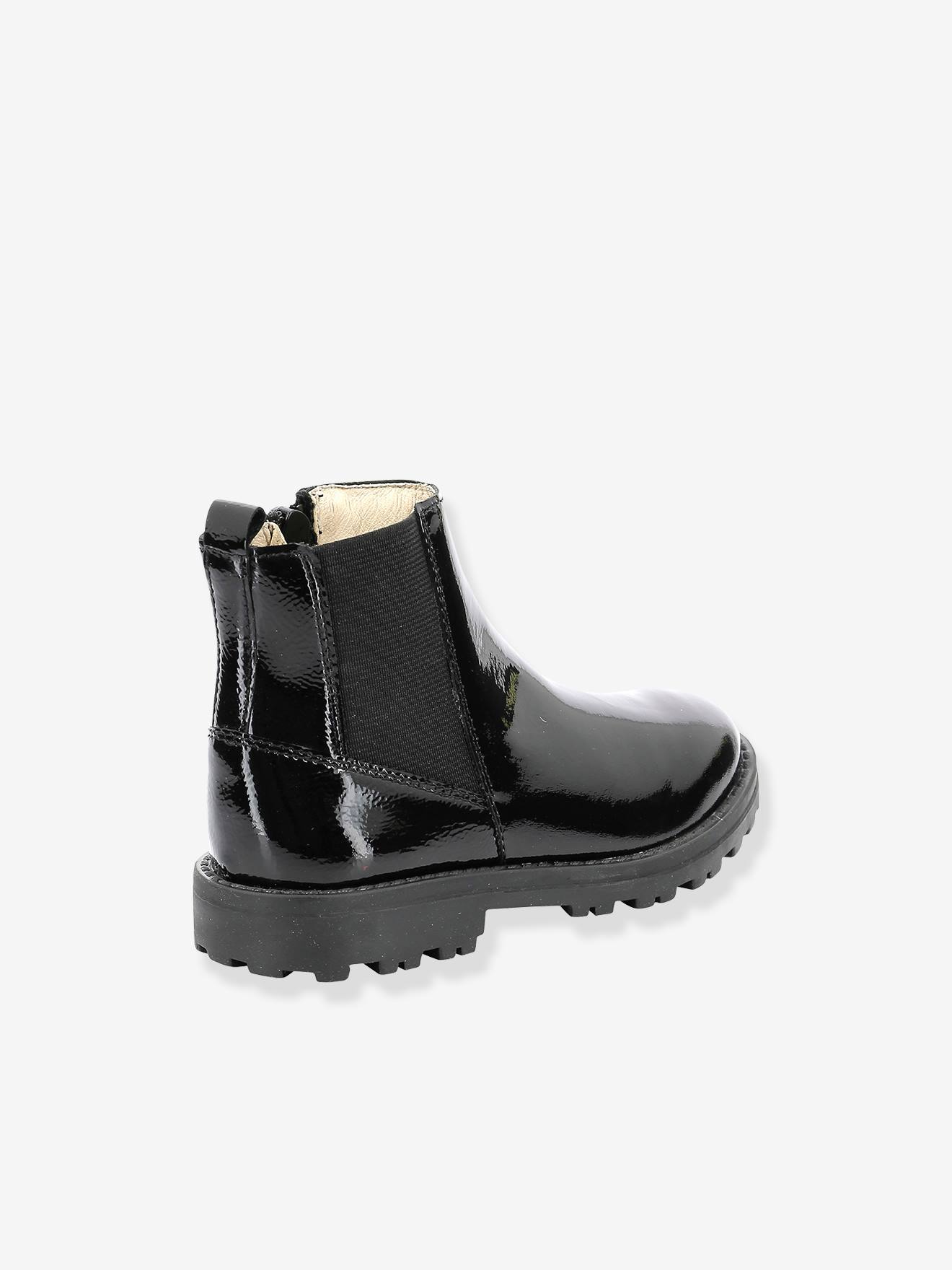 Boots cuir fille Groofit KICKERS® gris