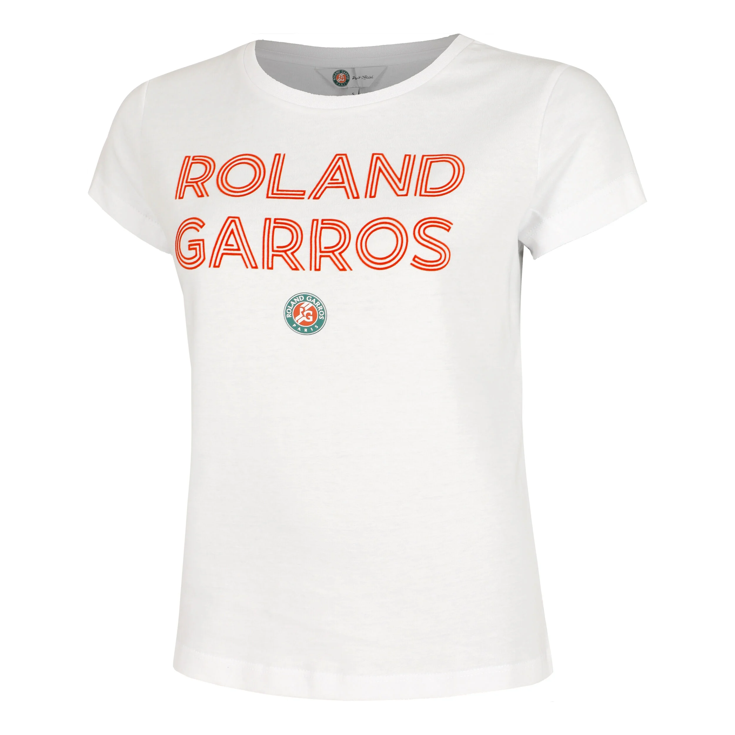 Roland Garros T-Shirt Damen - Weiß