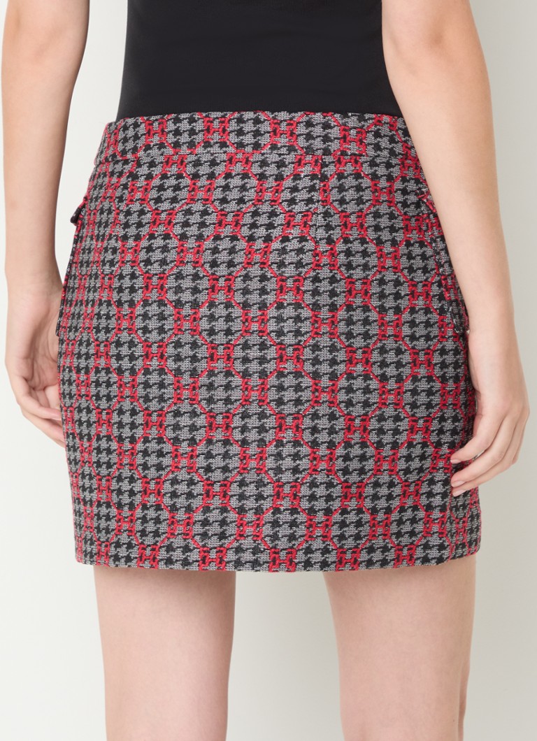 Fifth House  Delphy minirok met logoprint en opgestikte zakken