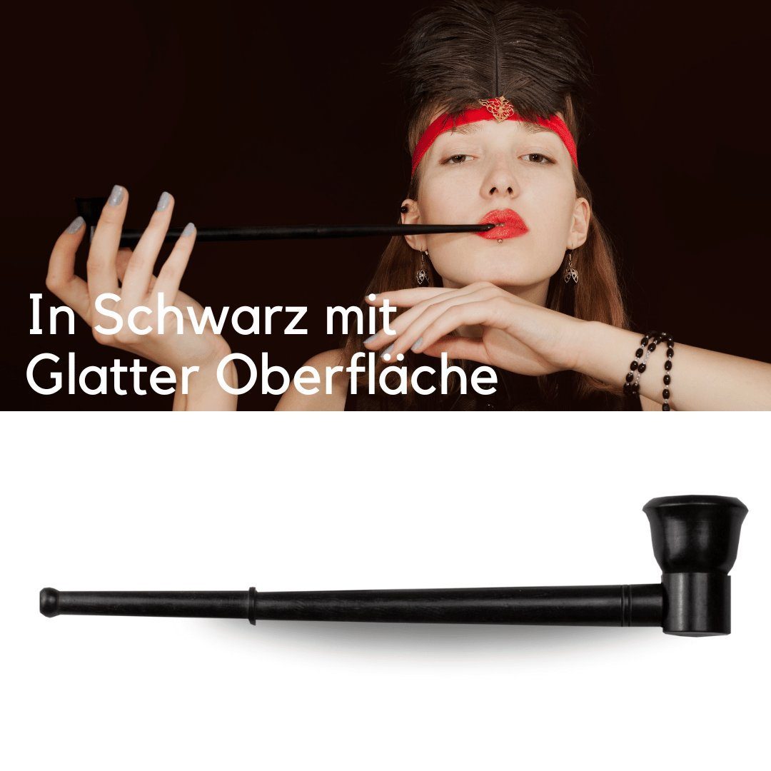 Weedness Handpfeife Weedness Gandalf-Pfeife aus Ebenholz Handgeschnitzt Holzpfeife Set, (1-St)