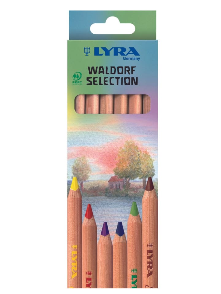 LYRA Super Ferby Buntstifte Waldorf Selection 6er Pack in natur günstig kaufen onesize