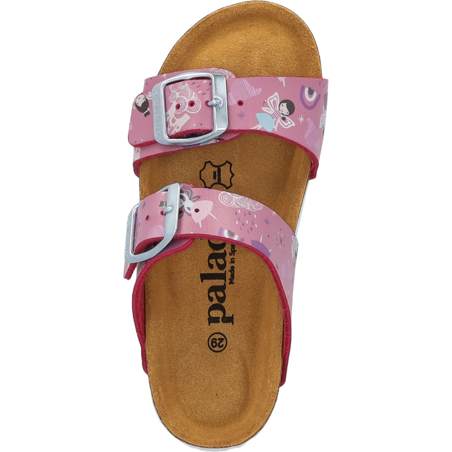 Palado Kids Samos G Print, Pantoletten, Kinder, Pink Fairy