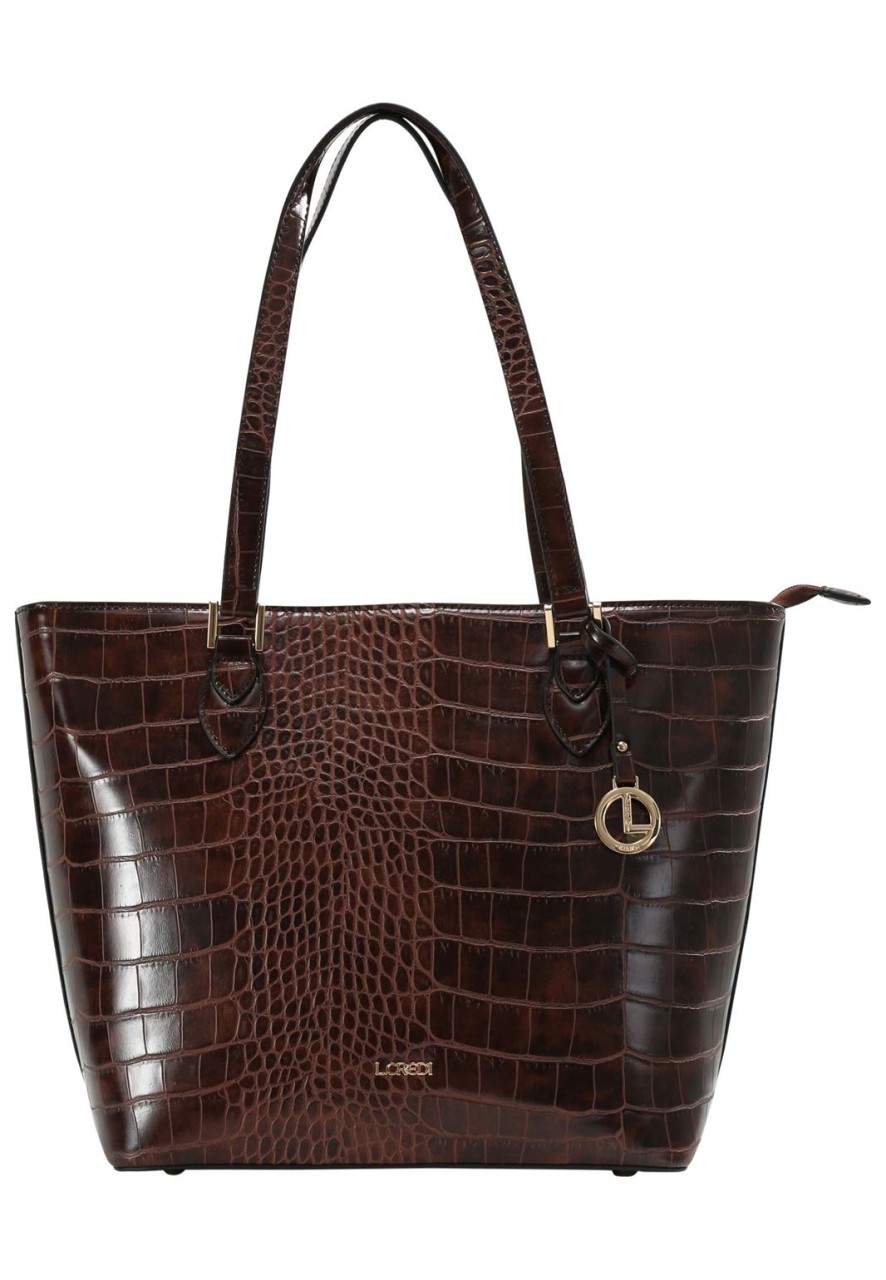 L. CREDI Handtaschen braun