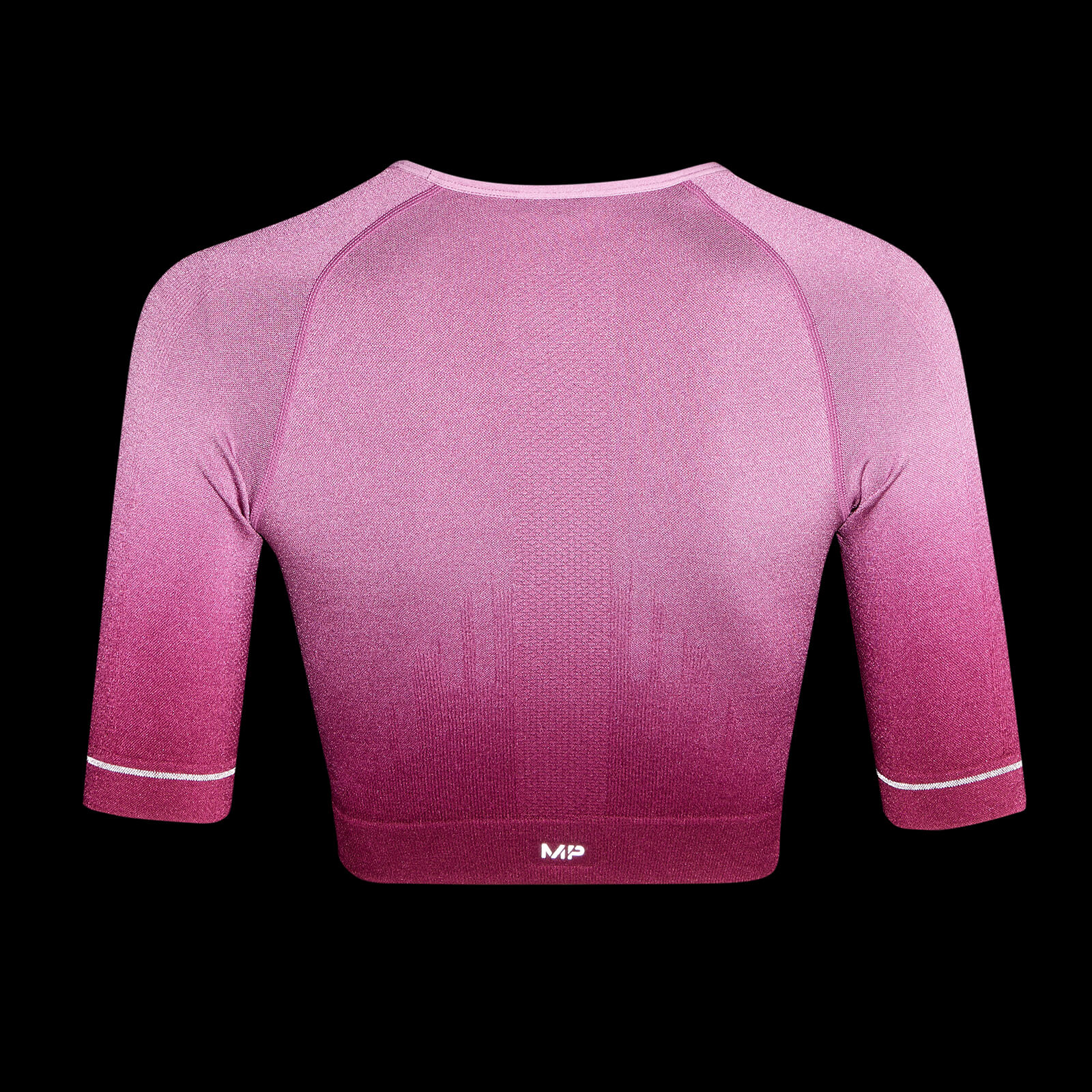 Crop top sans coutures MP Velocity pour femmes – Rose foncé