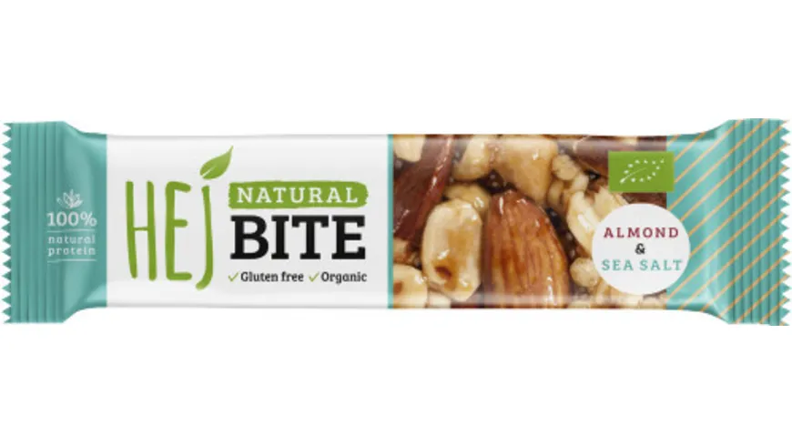 HEJ® Natural Bite Almond & Sea Salt 40 g