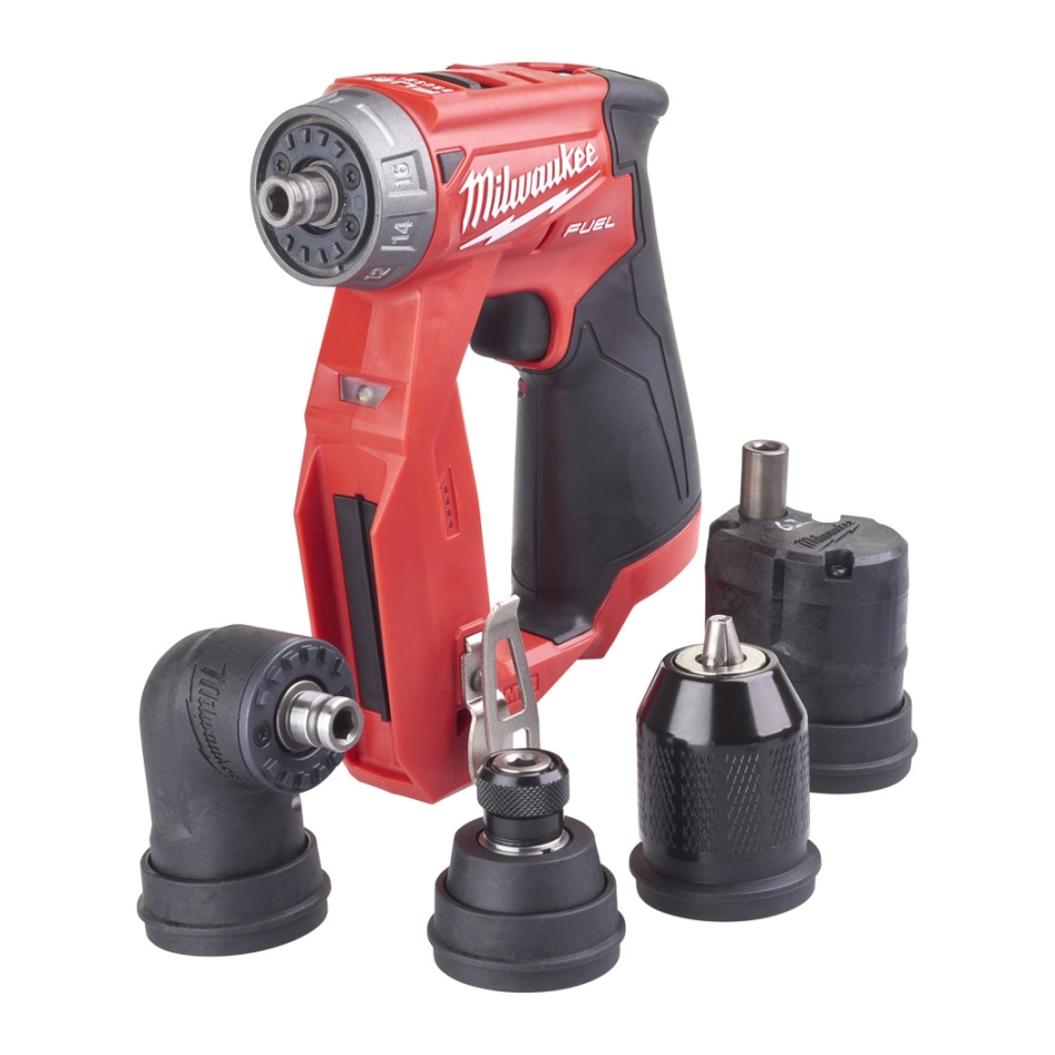Milwaukee 4933471332 M12 FDDXKIT-0X Akku-Kompaktbohrschrauber 4-in-1 12V (ohne Akkus und Ladegerät) 4933471332
