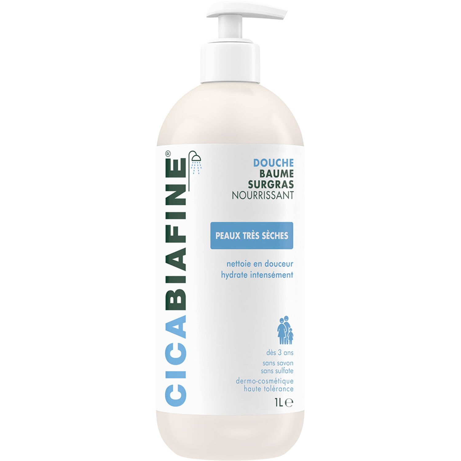 Cicabiafine Douche Baume CICABIAFINE® Baume Douche Surgras Hydratant 1l