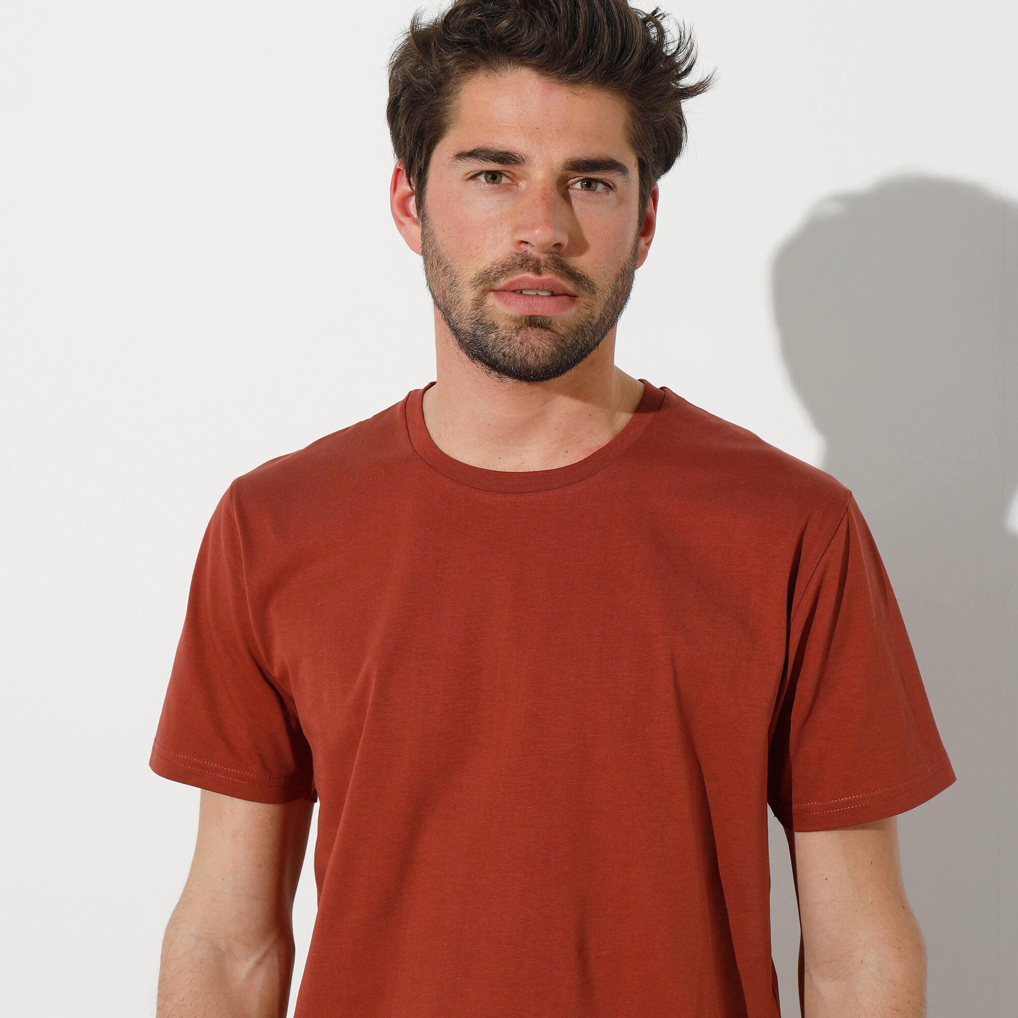 T-shirt col rond manches courtes