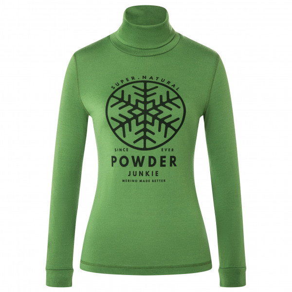 super.natural - Women's Powder Junkie Turtle - Longsleeve