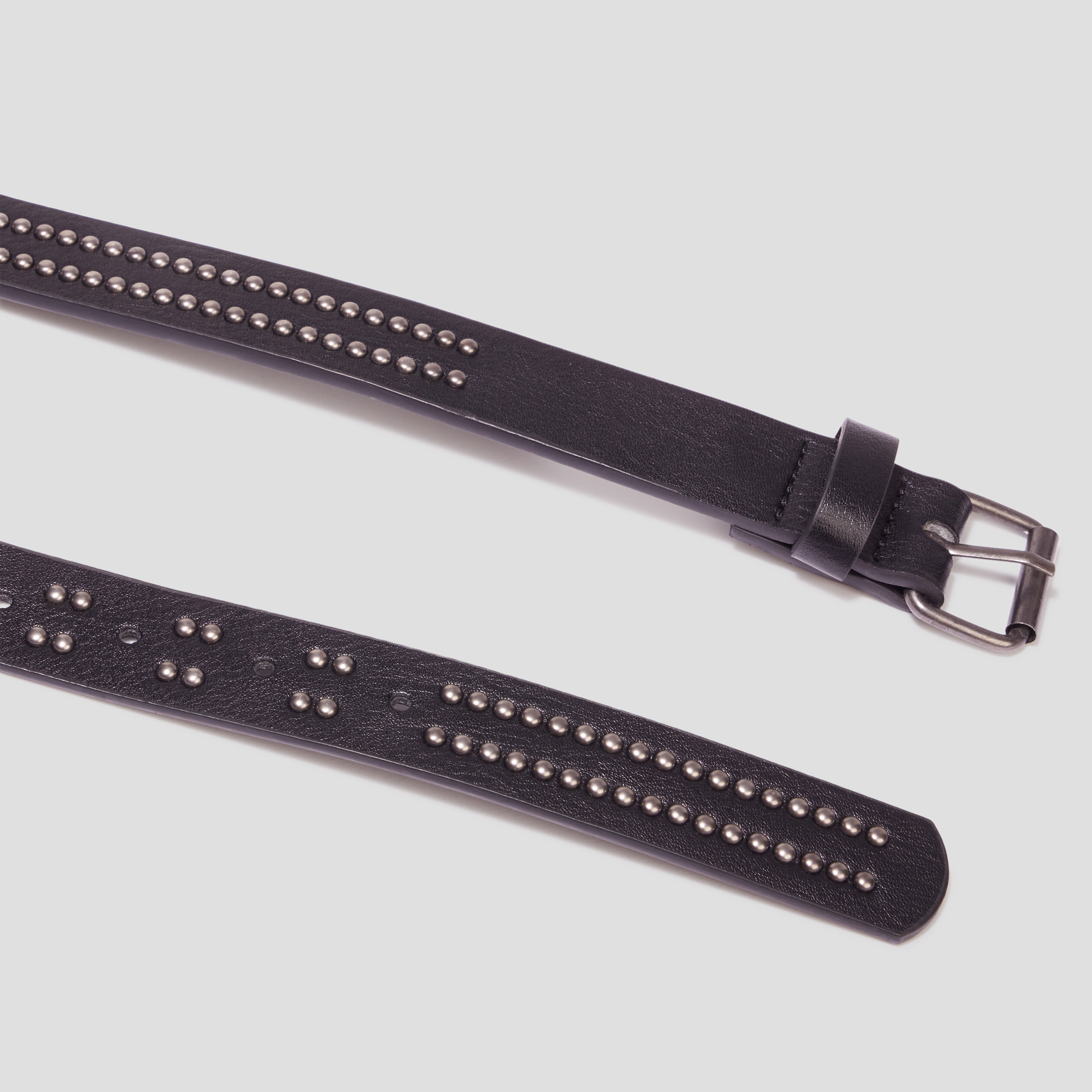 Ceinture avec clous noir femme | La Halle