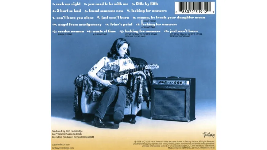 Just Won't Burn (1CD)