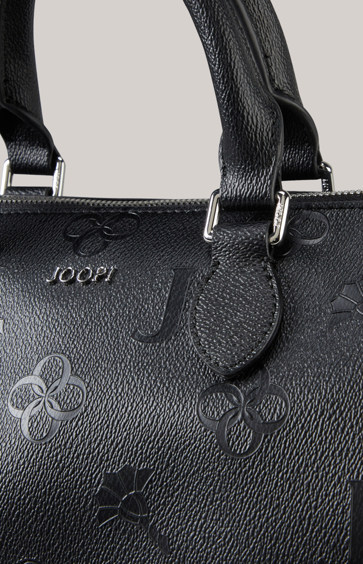 Handtasche Decoro Stampa Aurora in Schwarz