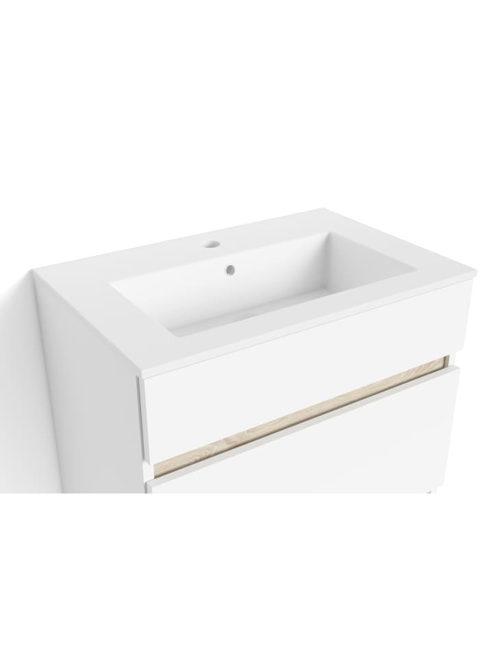 byLiving Waschtisch Marino in Weiß - (B) 60 x (H) 56 x (T) 40 cm günstig kaufen onesize