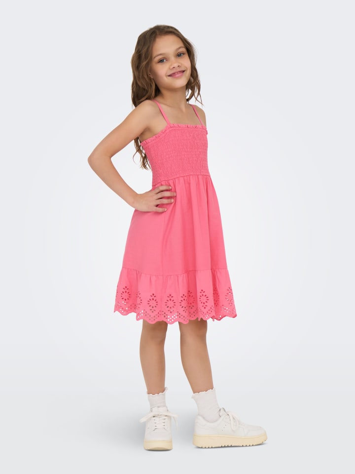 KIDS ONLY Sommerkleid KOGLOU LIFE EMB SMOCK DRESS in camellia rose günstig kaufen