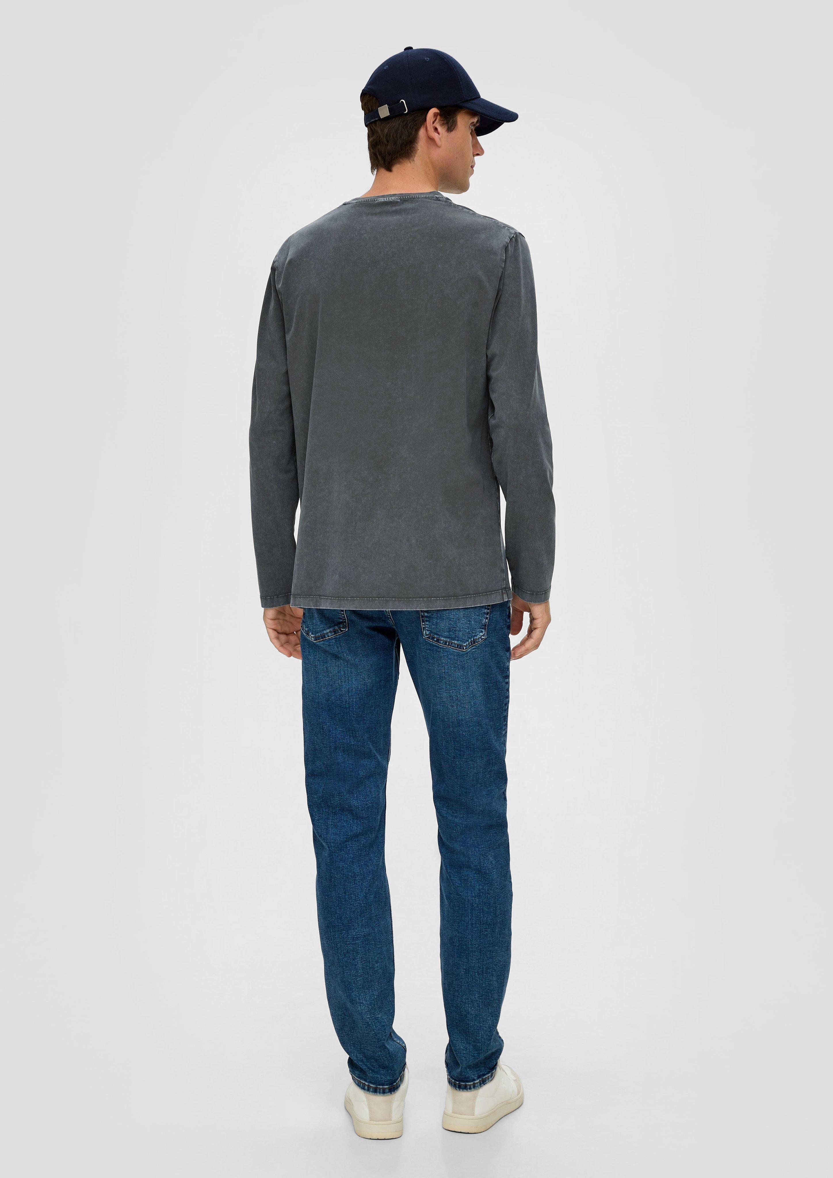 Gewaschenes Longsleeve mit Print-Detail  2135748-96D1