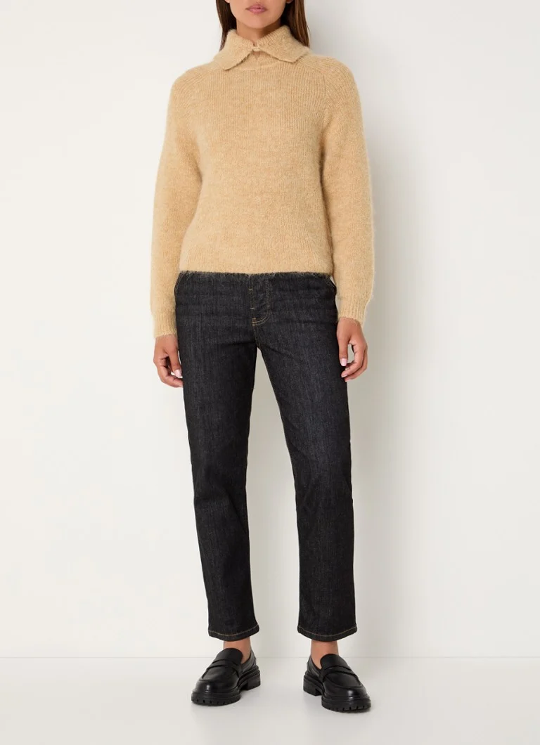 Maglione Josephine & Co Alec a maglia grossa, misto lana d'alpaca, con colletto