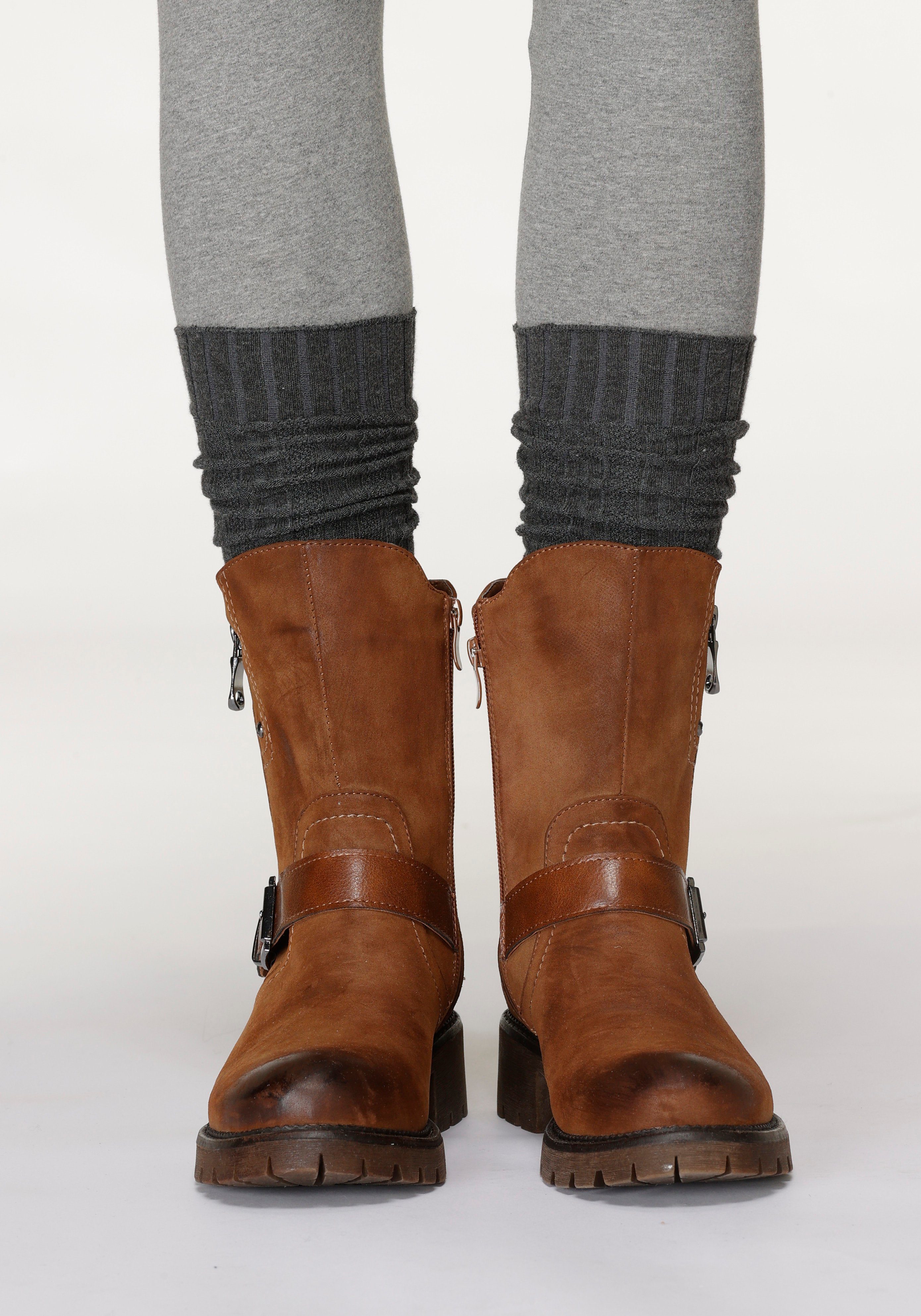 Lavana Stulpensocken (Set, 3-Paar) für Stiefel und Boots