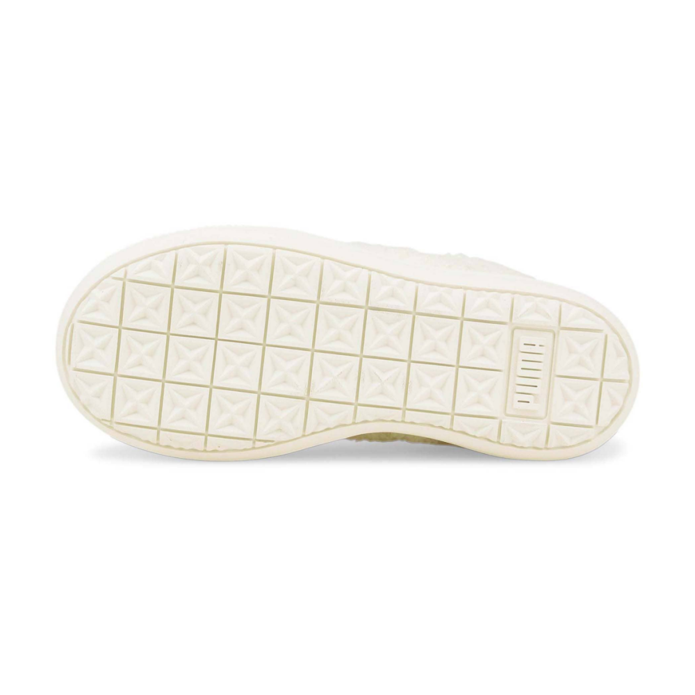 PUMA Suede Mayu Slip on Teddy 384887 02 / weiss