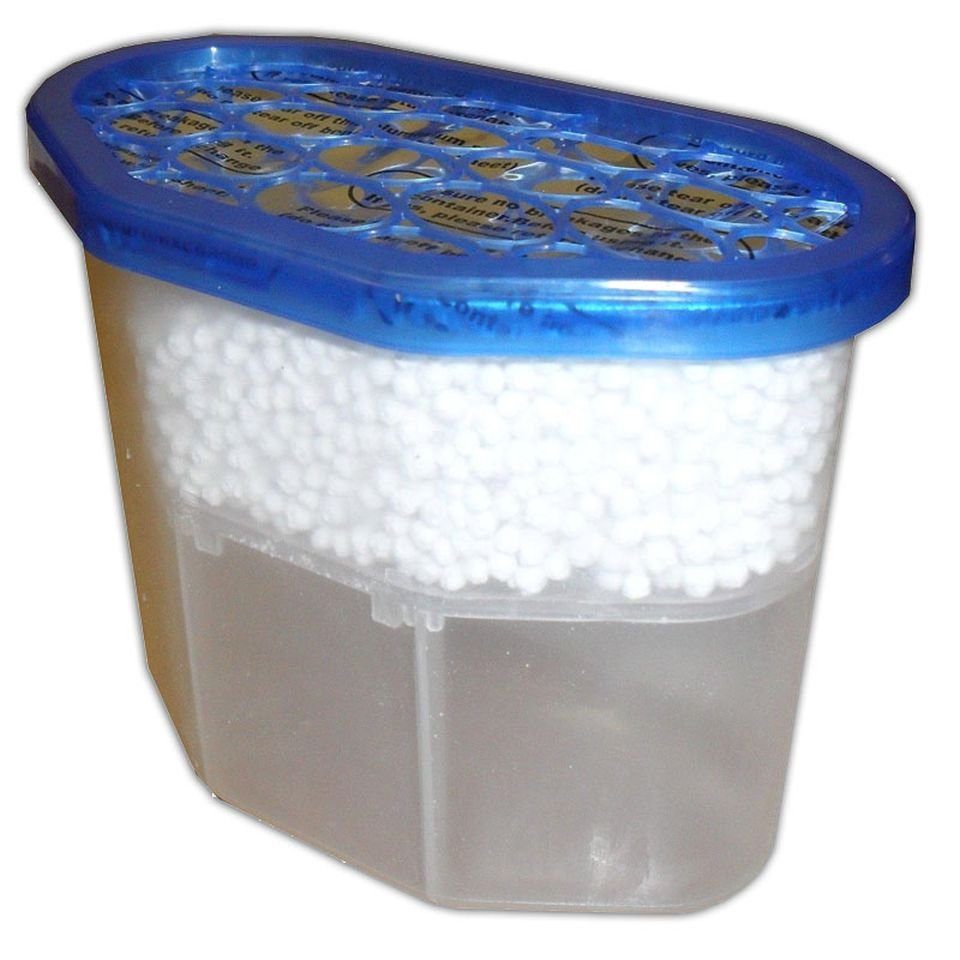 HAC24 Luftentfeuchter 1x Raumluftentfeuchter Inkl. 230g Granulat Lufttrockner, für 50 m³ Räume