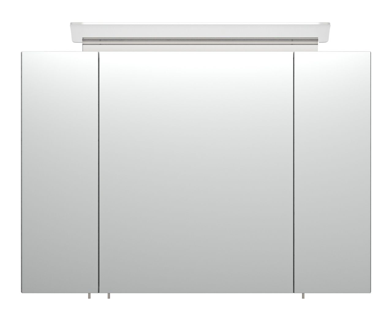 Posseik Spiegelschrank 90 inklusive LED-Acrylglaslampe beton EEK: F