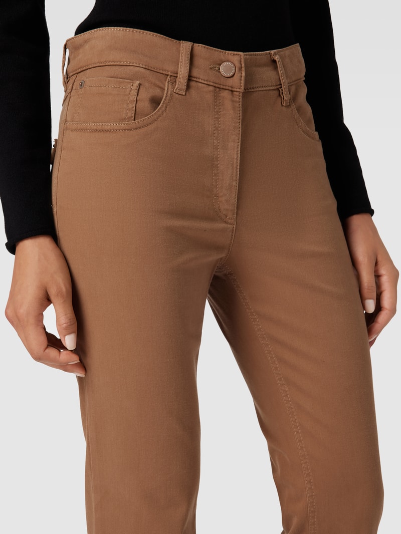 Jeans im 5-Pocket-Design Modell 'CORA' in camel