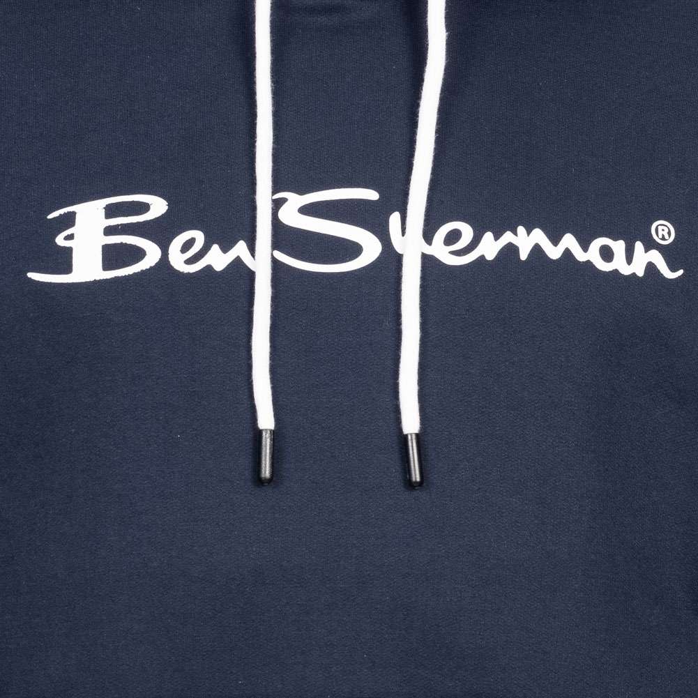 BEN SHERMAN Casual Herren Hoodie 0067810-NAVY