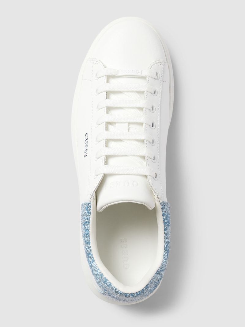 Sneaker mit Label-Print Modell 'VIBO' in weiß