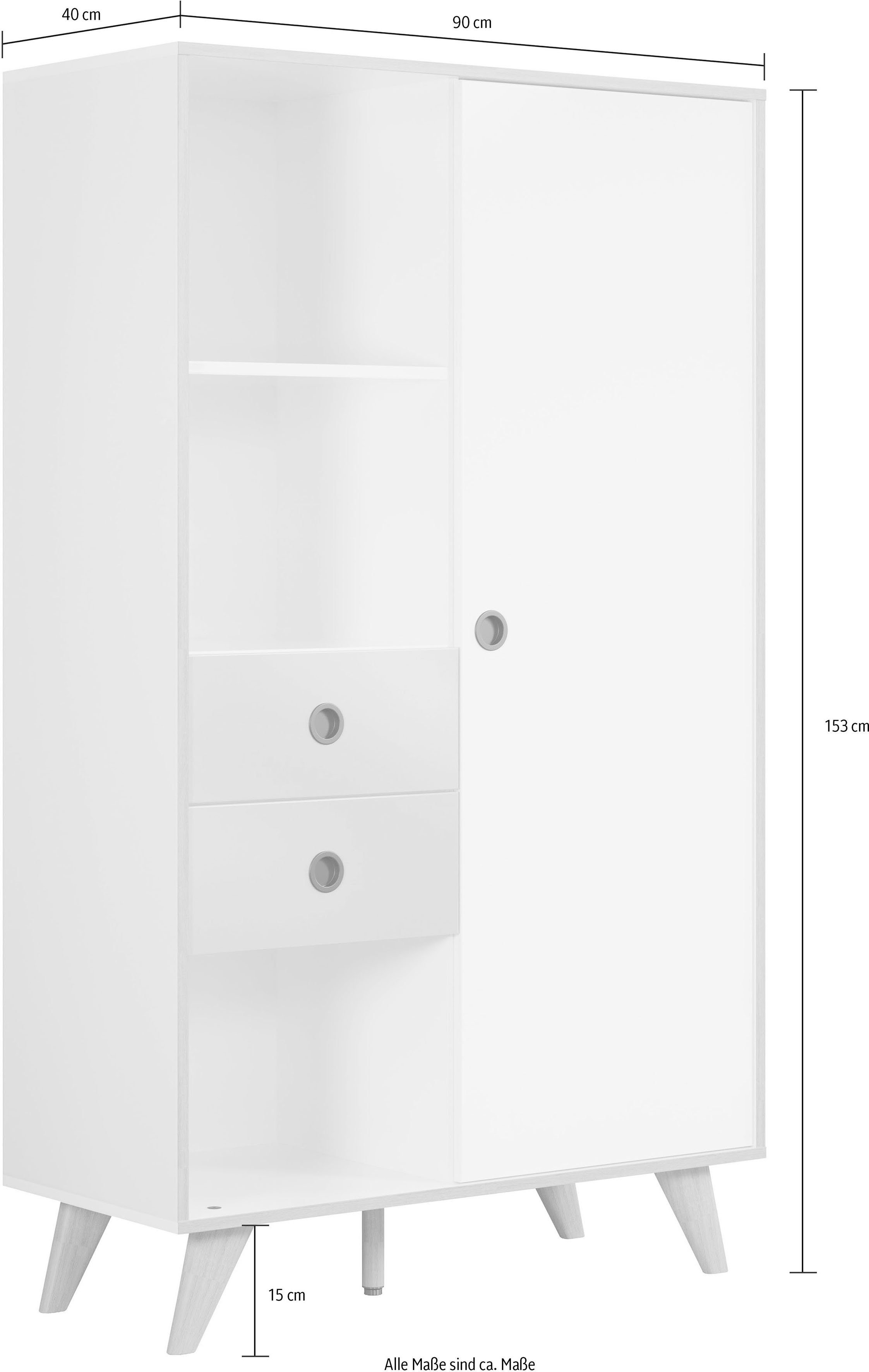 INTER-FURN Wohnzimmer-Set Adelaide, (3-St), Modernes Design