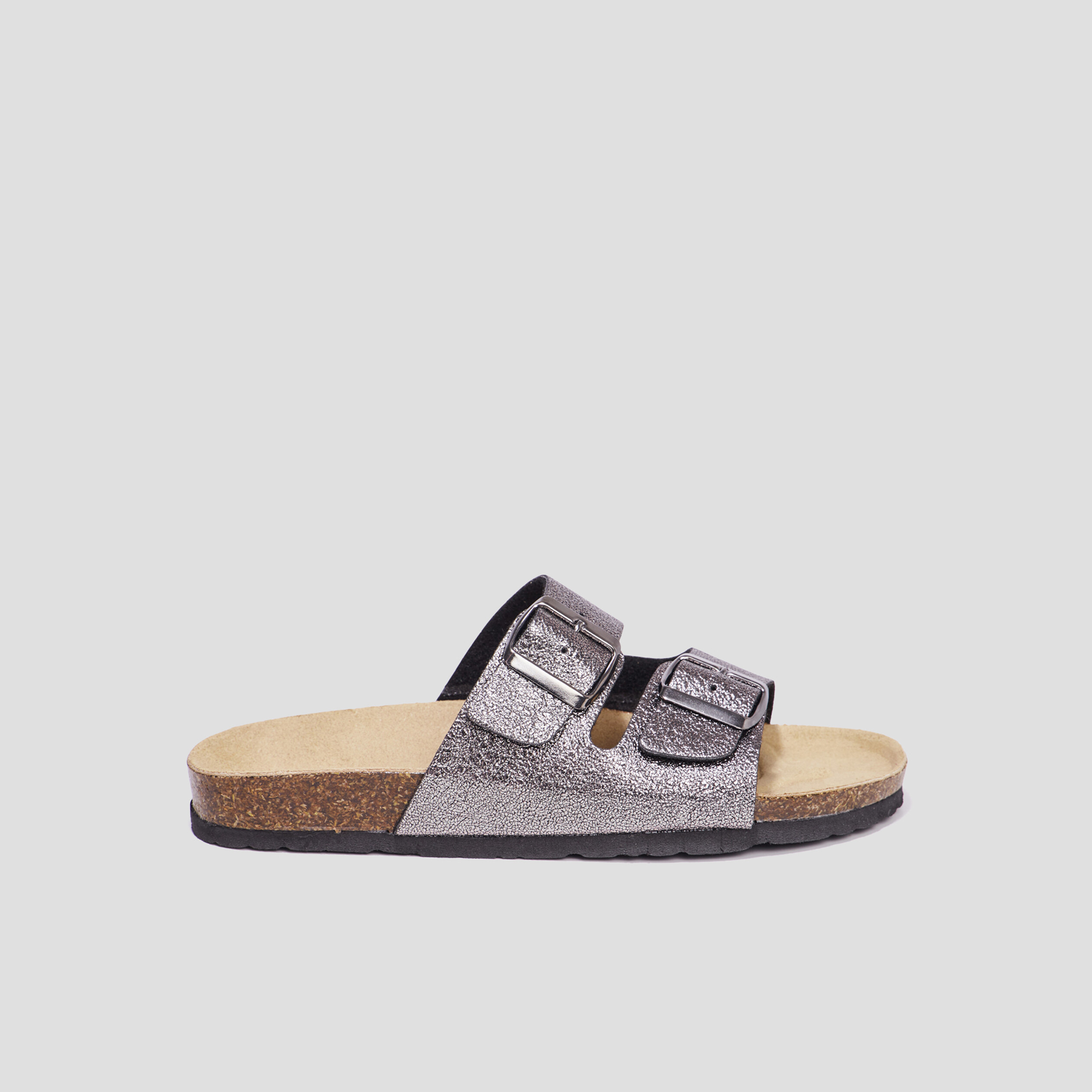 Mules gris foncé femme | La Halle