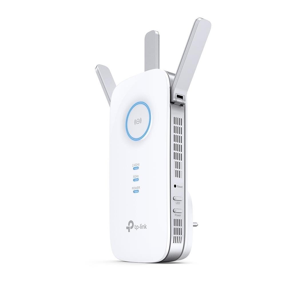 TP-Link RE550 WLAN-Repeater, Dual-WLAN AC + bis zu 1900 Mbit /s, 2,4GHz, App Steuerung, maximale Abdeckung, kompatibel zu allen WLAN Routern, Weiß