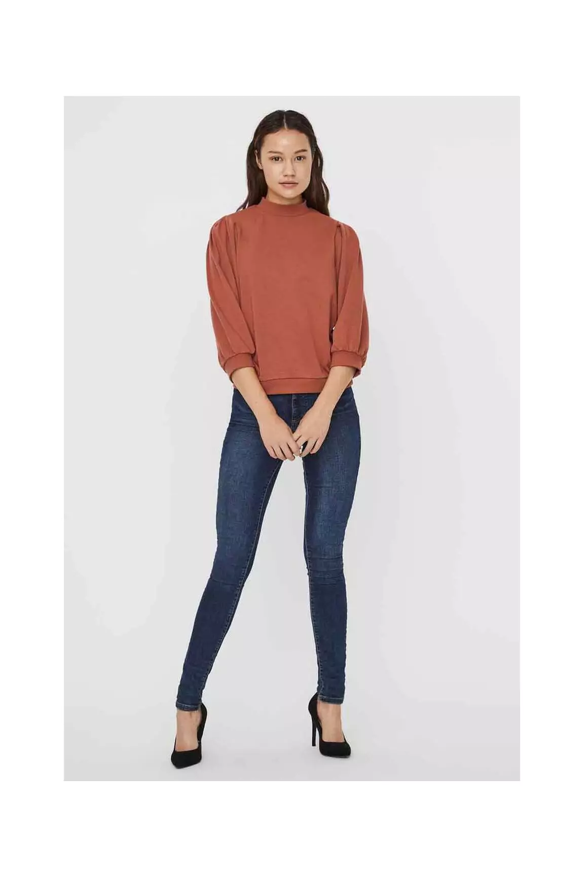 Vero Moda Sweats Femme couleur marron