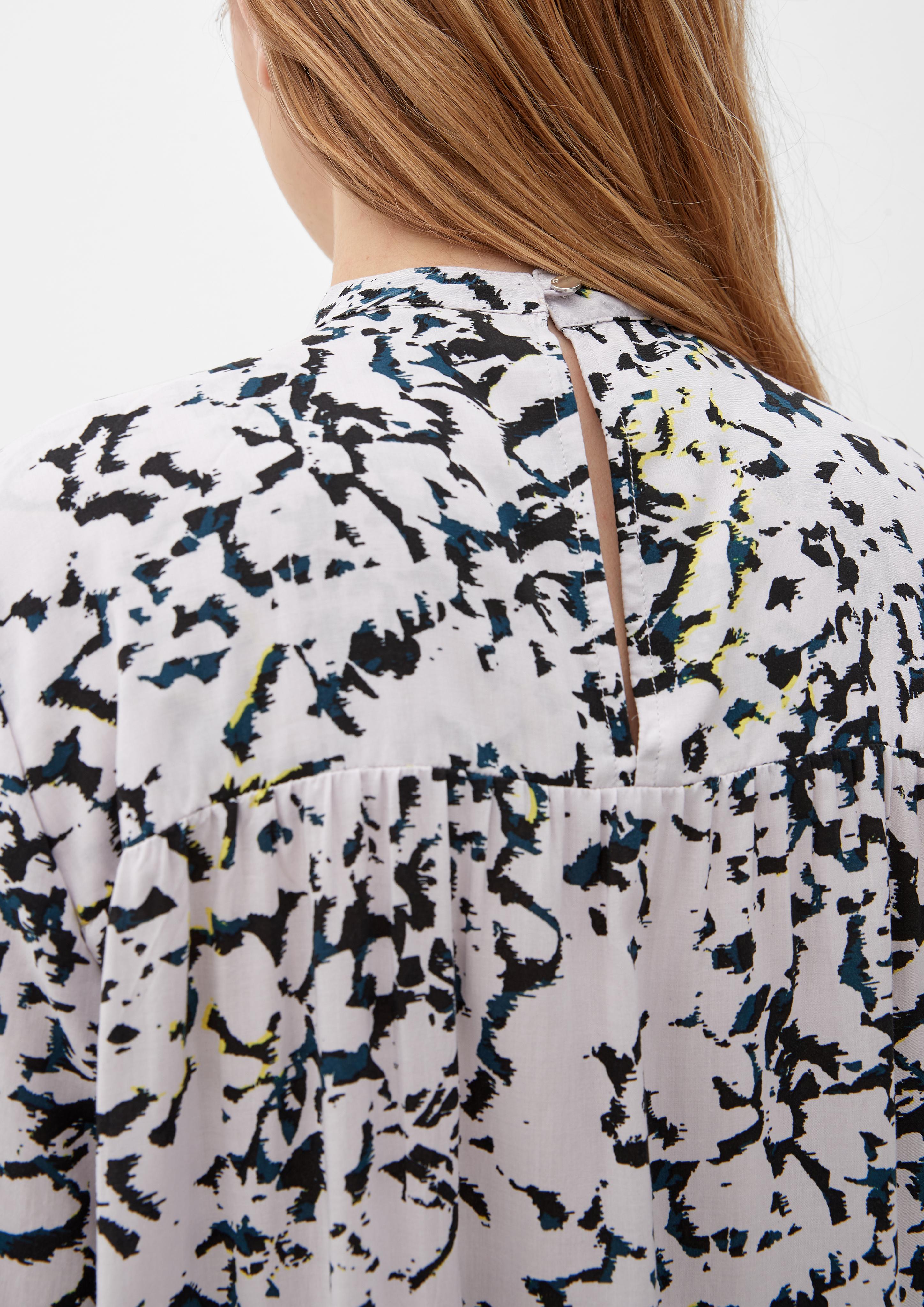 Viskosebluse mit Allover-Print  2119483-69A0