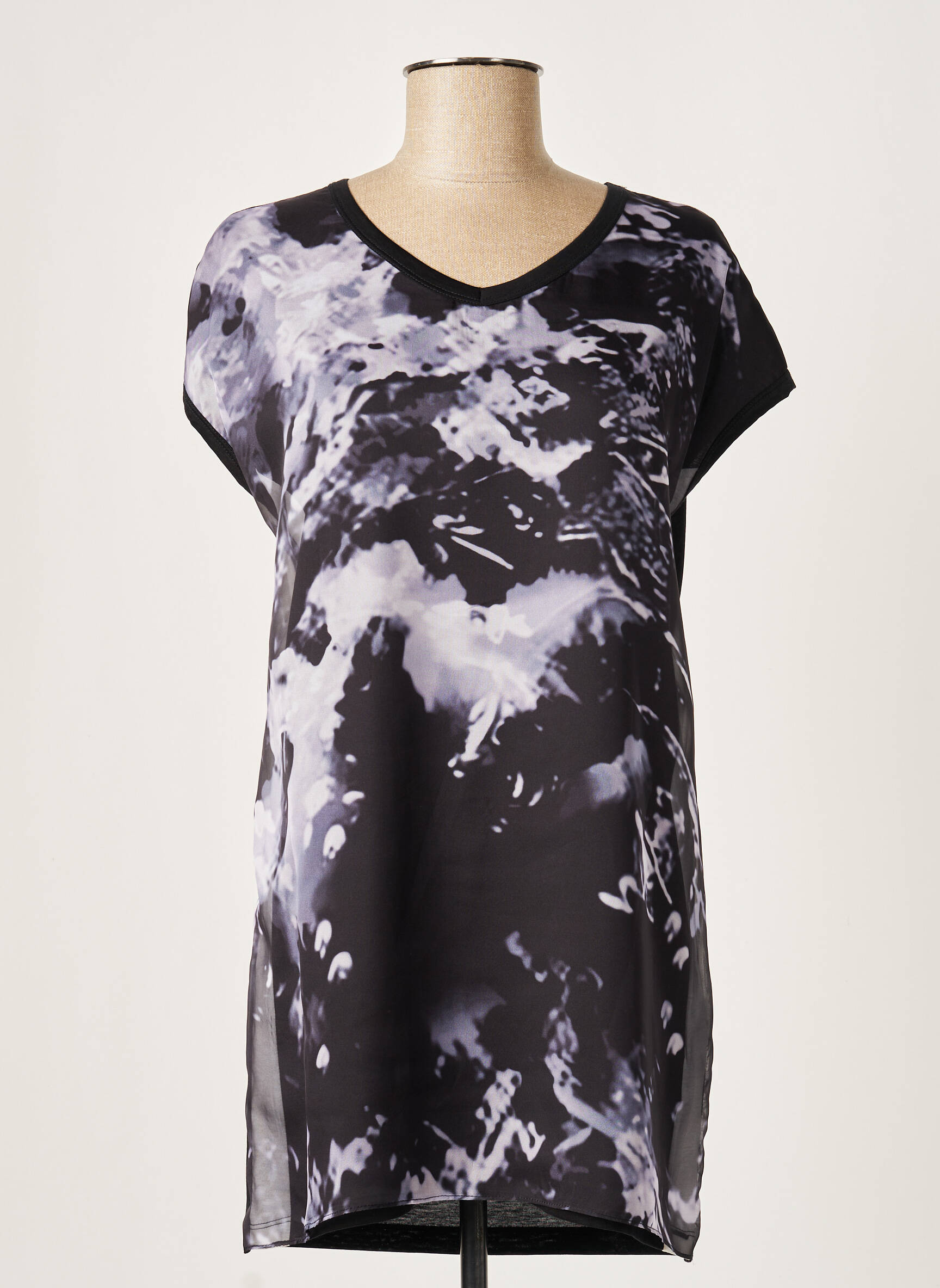 Cop Copine Tuniquemanchecourte Femme couleur noir