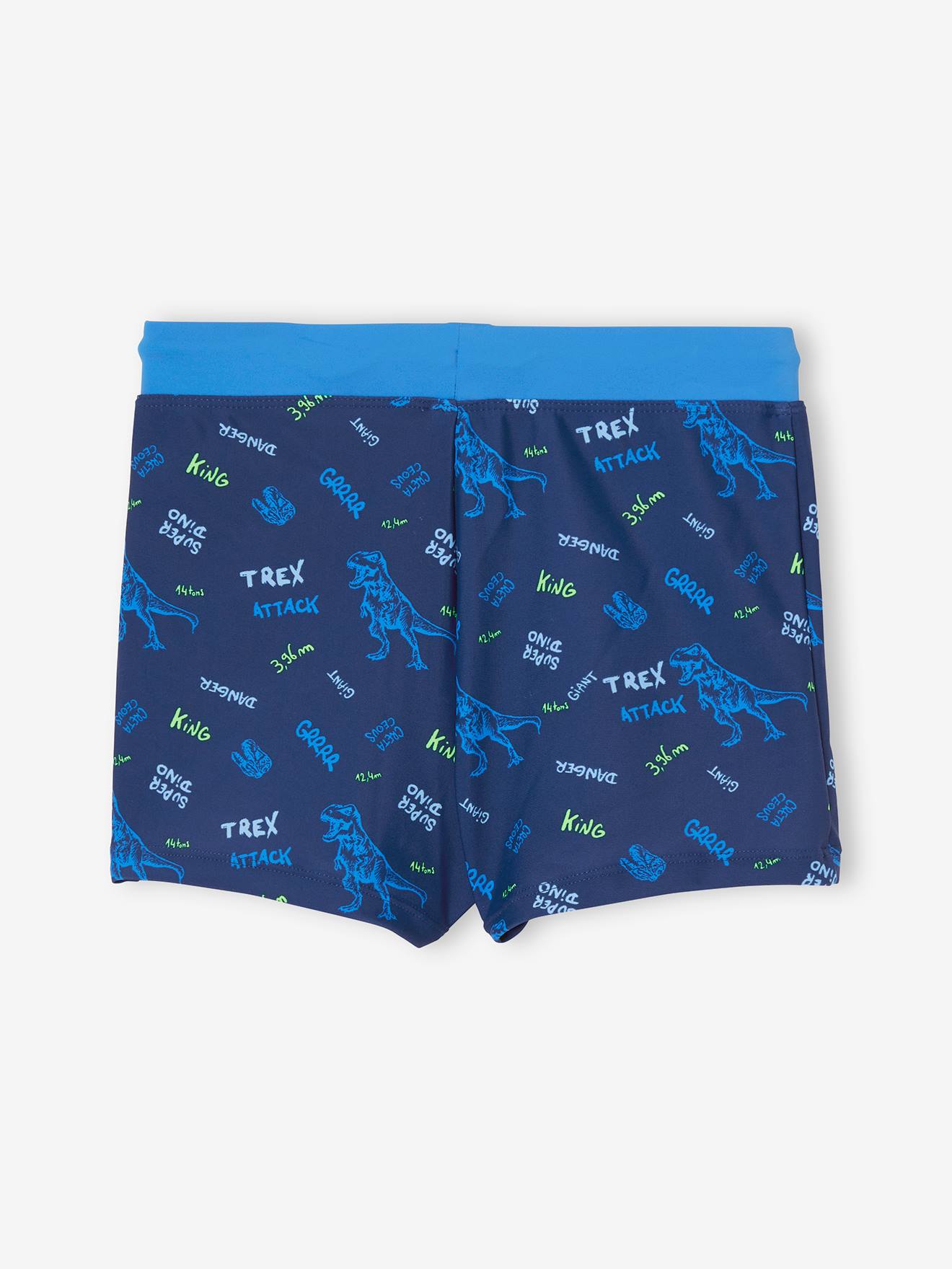 Boxer de bain imprimé dinosaures garçon marine
