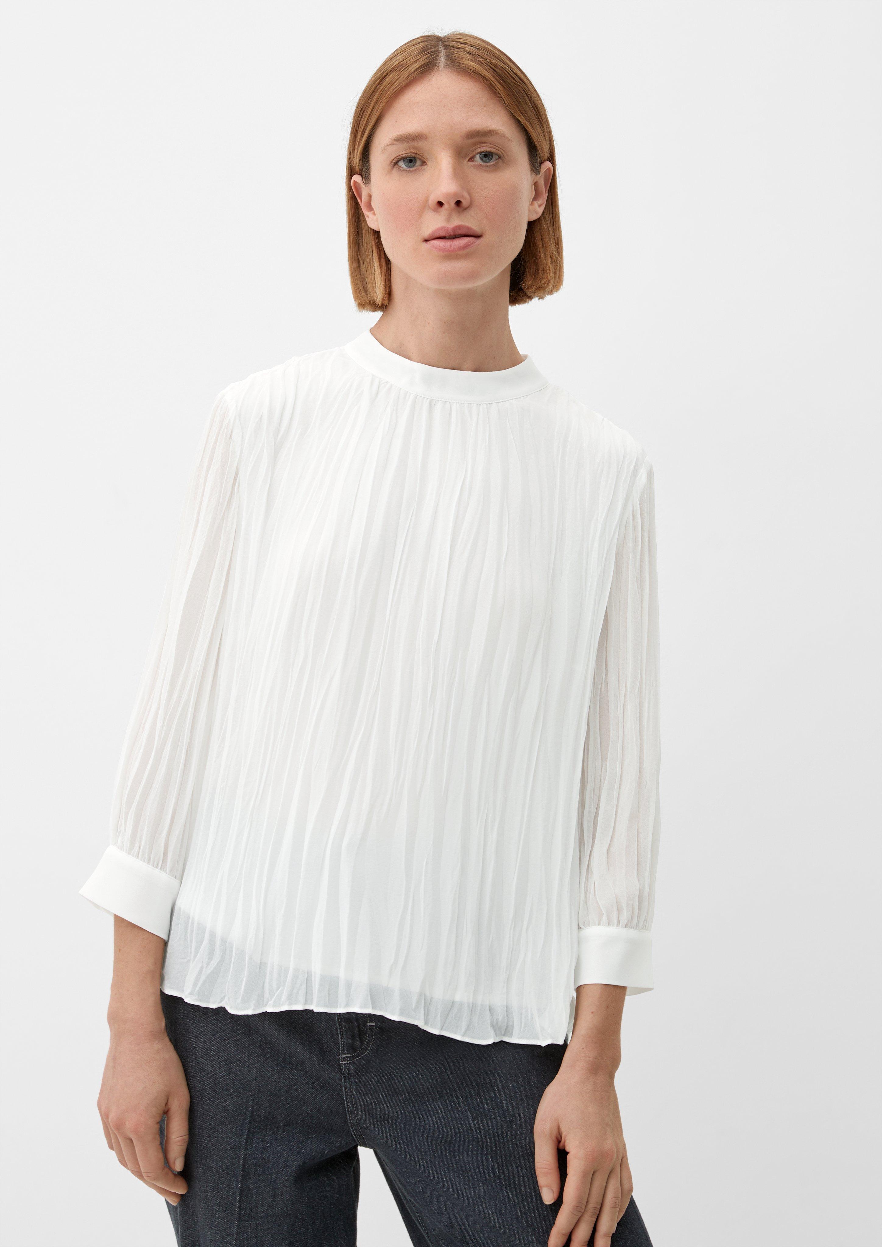 Chiffonbluse mit 3/4-Ärmeln  2129647-0200