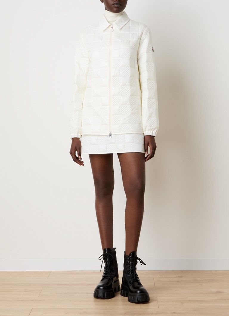 Moncler Gona Minirock mit Steppmuster