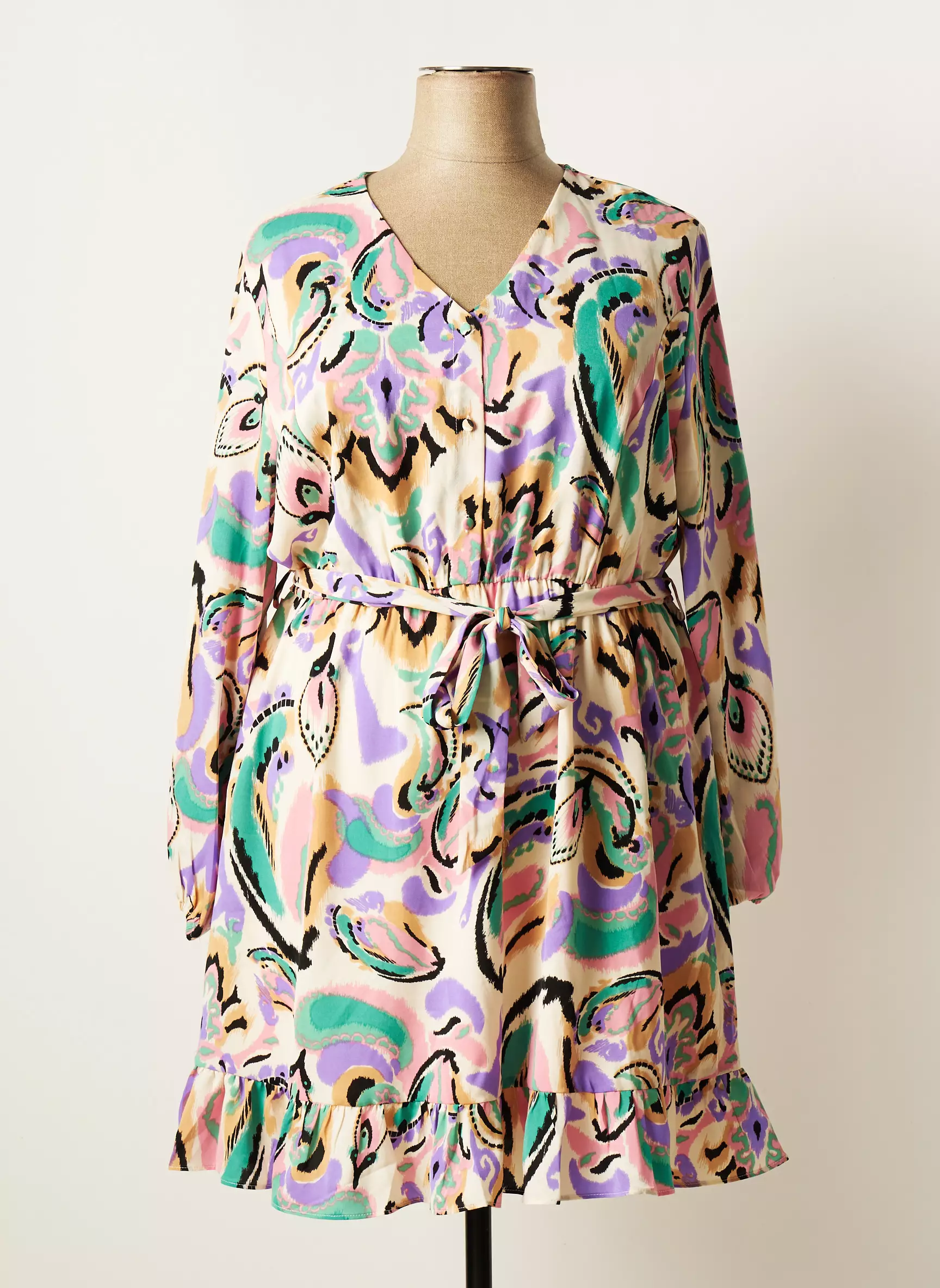 Pomme Rouge Robes Mi Longues Femme couleur violet