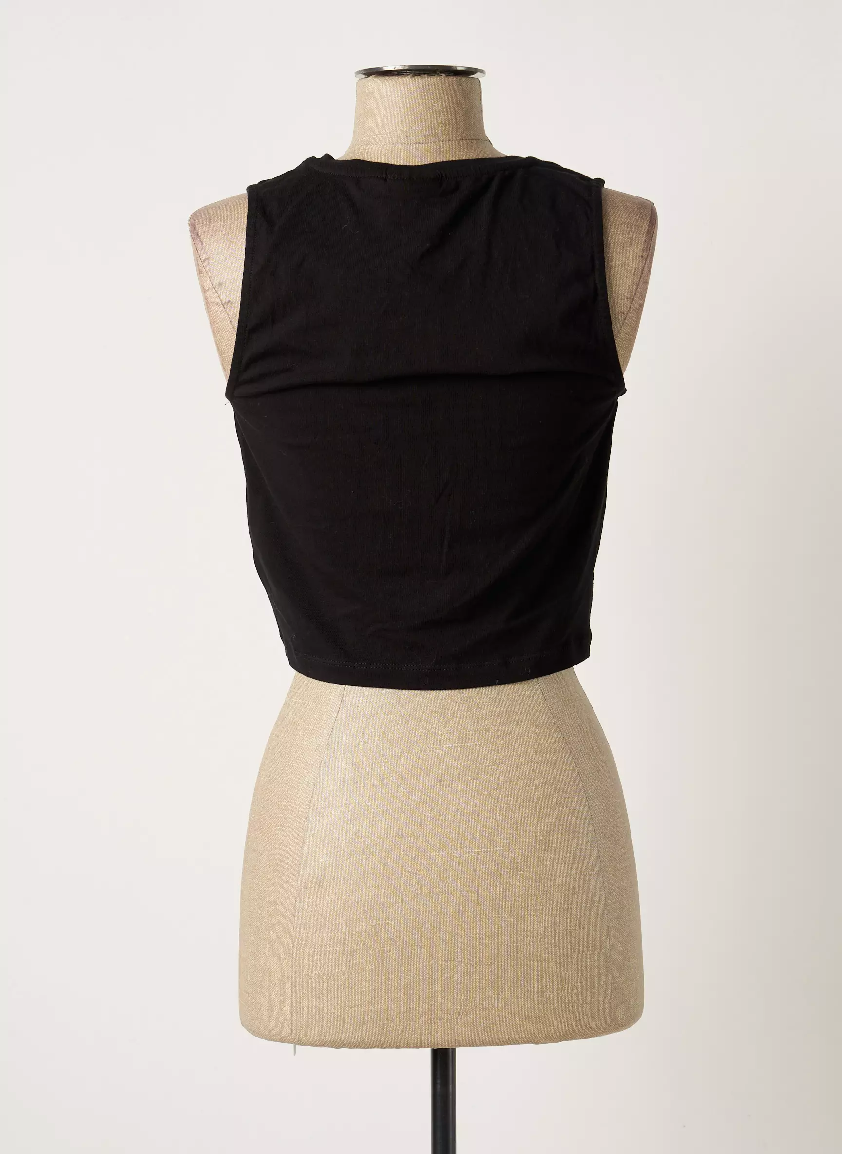 Noisy May Crop Tops Femme couleur noir