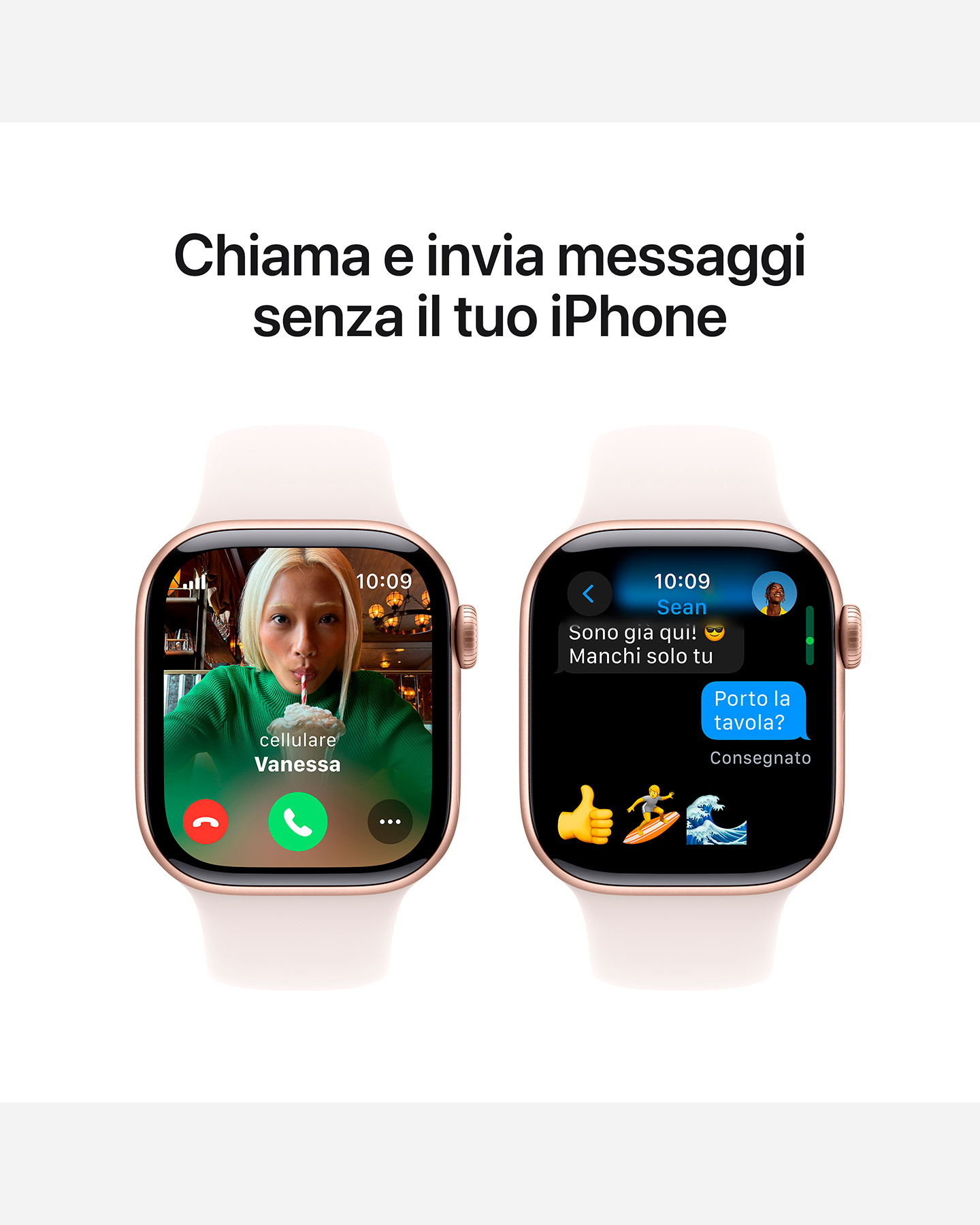 Apple Watch Series 10 GPS 42 mm multifunktionsklocka MWWH3QL/A