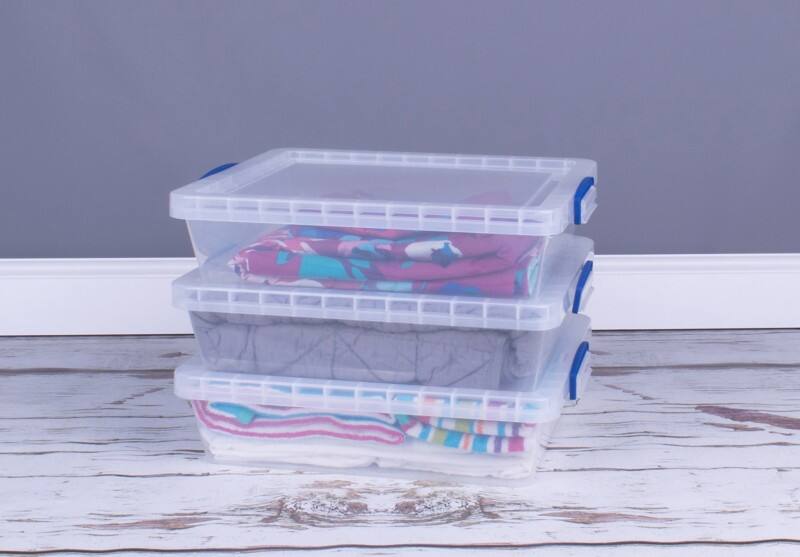 Really Useful Box Aufbewahrungsbox 10,5 l Transparent Kunststoff 38,3 x 46 x 11,3 cm 3 Stück