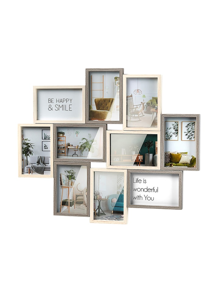 kobolo Bilderrahmen Collage GRAY in Grau günstig kaufen onesize